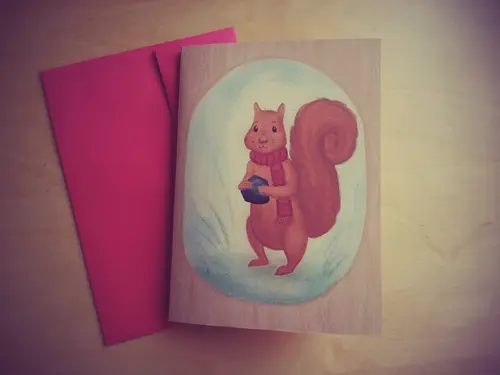 Squirrel Card